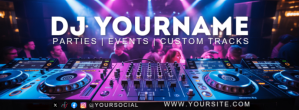 Dj Banner Facebook Cover Photo template