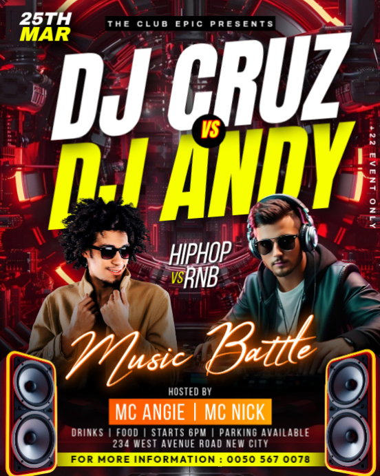 DJ Battle competition contest live mix performance hiphop vs rnb rap ...