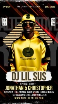 Dj Club Event Instagram Story template