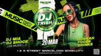DJ Club Music Party Night Miniatura na YouTube template
