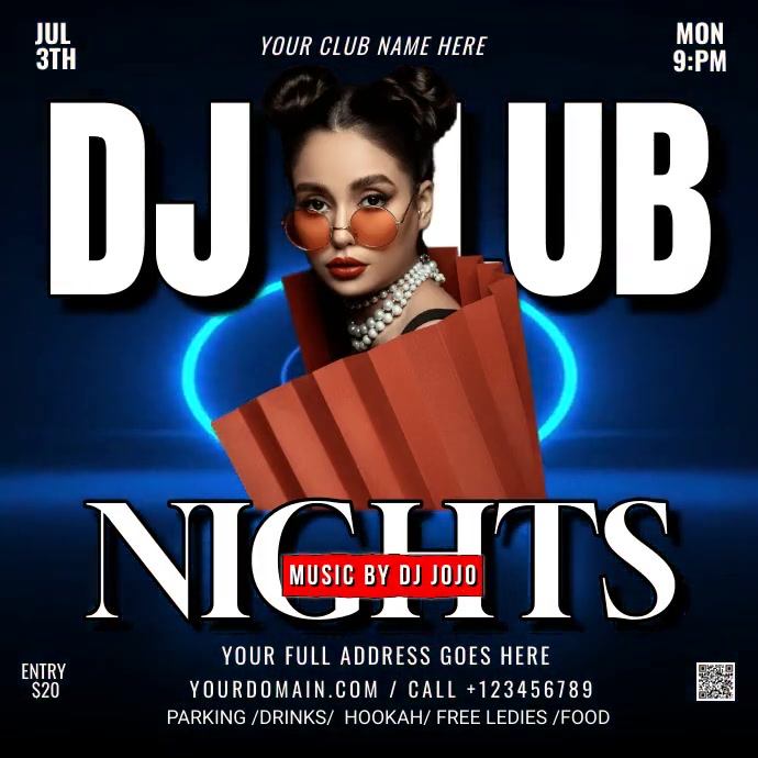 DJ CLUB PARTY Template | PosterMyWall