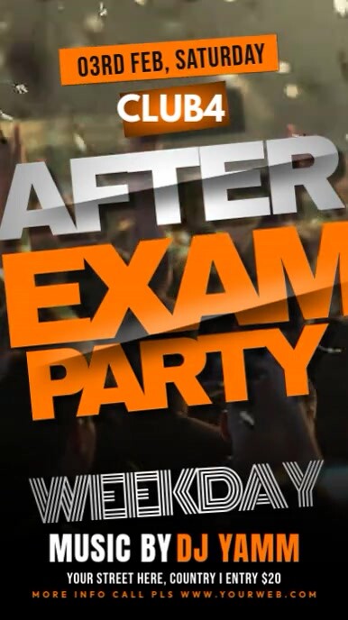 Dj event Party Video Indaba yaku-Instagram template