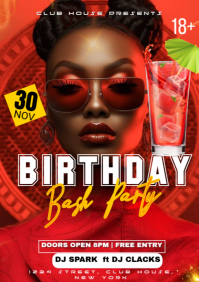 dj flyer A4 template