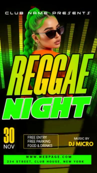 dj flyer Digitale display (9:16) template