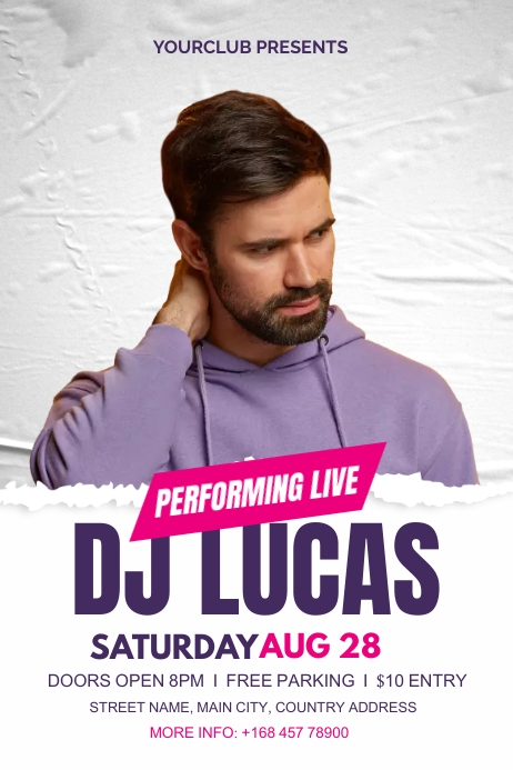 Copy of dj flyer | PosterMyWall