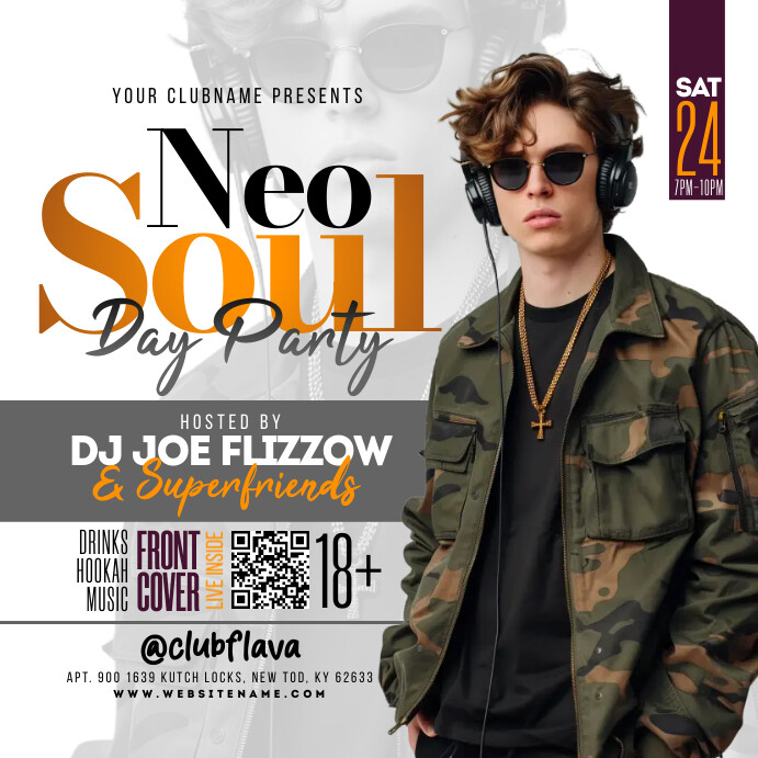 Plantilla de DJ Flyer | PosterMyWall
