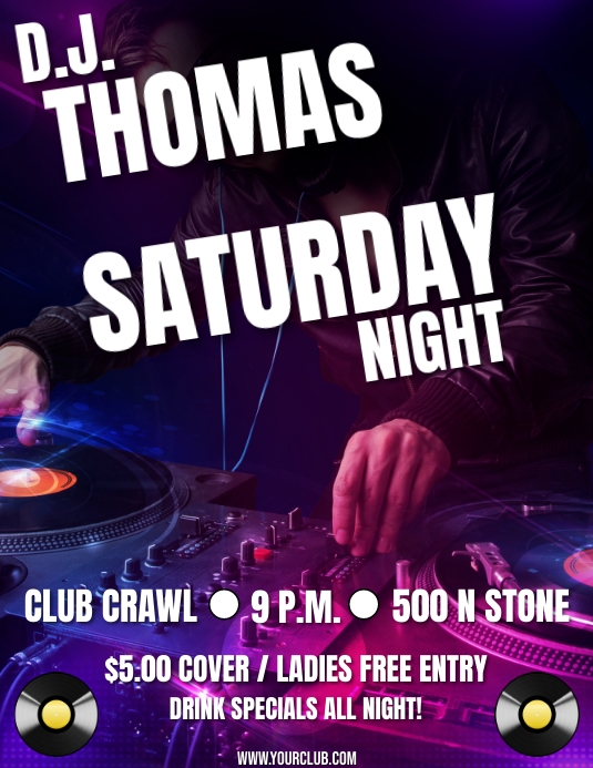 DJ FLYER Template | PosterMyWall