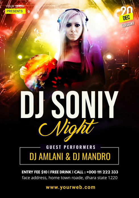 Copy of Dj Flyer | PosterMyWall