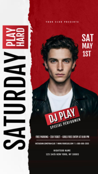 Dj Flyer Template instagram Story