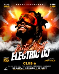 Dj Friday Night Instagram Portrait template