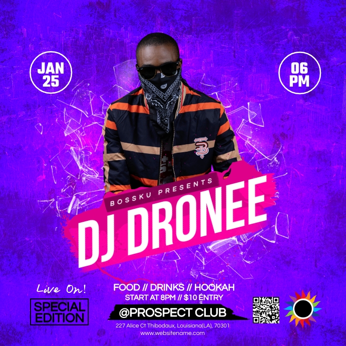 DJ Instagram Post Template | PosterMyWall