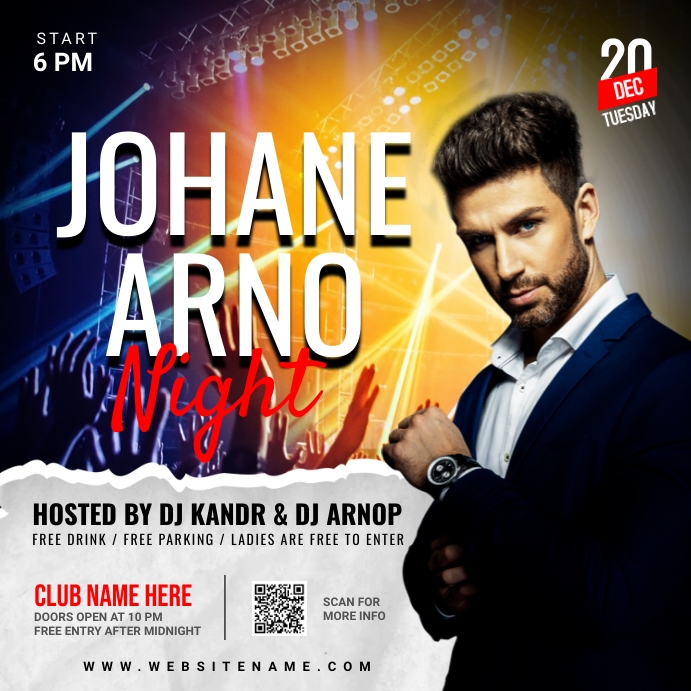 Dj Instagram post Template | PosterMyWall