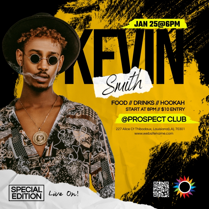 DJ Instagram Post Template PosterMyWall