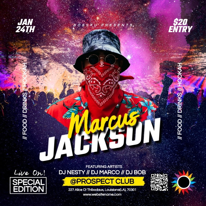 DJ Instagram Post Template PosterMyWall