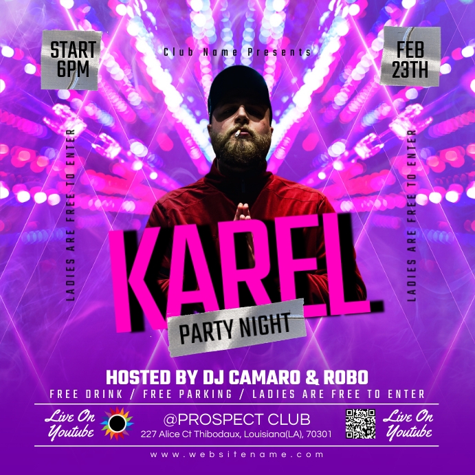 DJ Instagram Post Template PosterMyWall