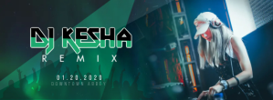Grøn DJ Remix Event Facebook Cover Photo Template