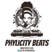 dj logo, disk jockey logo, music producer log template