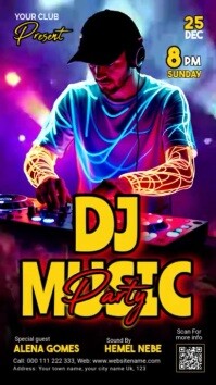 Dj Music Party Template Instagram-Reel