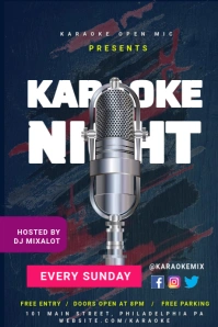 DJ night Tumblr Graphic template