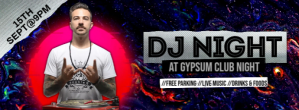 DJ Night Facebook Cover Facebook-coverfoto template
