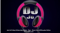 DJ Online Video copertina Facebook (16:9) template