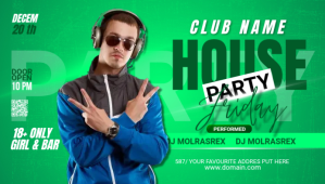 Dj Party Blog Header Blogkop template