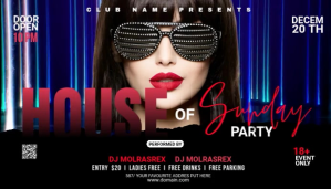 Dj Party Blog Header template