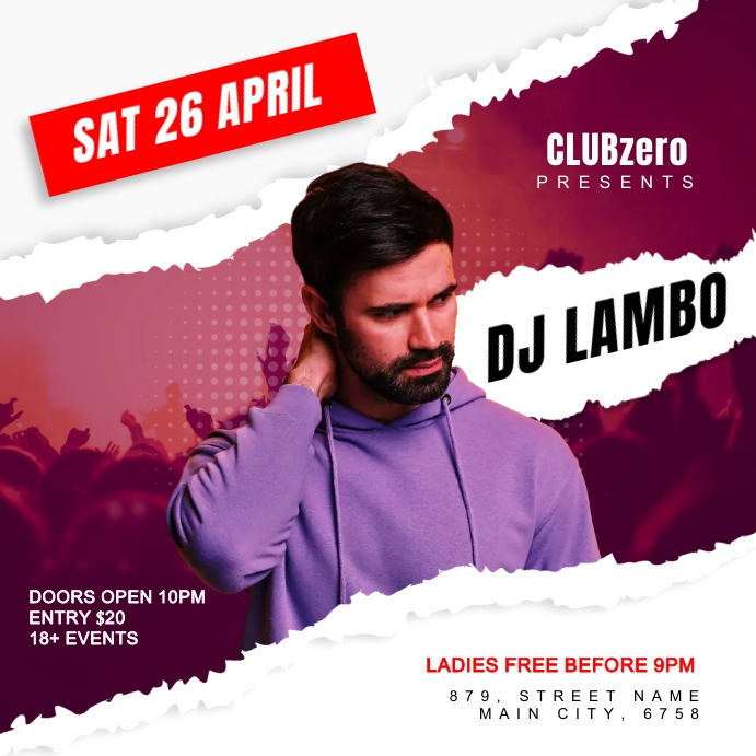 dj party Template | PosterMyWall
