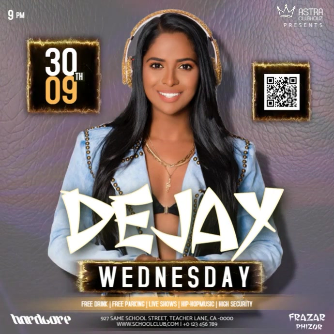 Advert Day Rave DJ Party Event Night ad video design template | PosterMyWall
