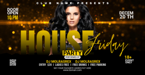 Dj Party Facebook Event Cover template