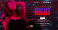 Dj Party Facebook event cover photo Facebook-gebeurtenisomslag template
