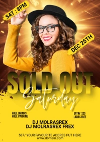 Dj Party Flyer A2 template