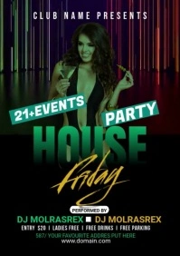 Dj Party Flyer A2 template
