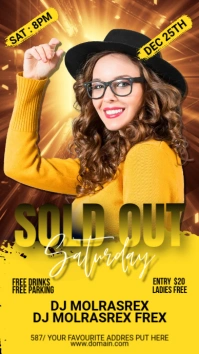 Dj Party Instagram Story template