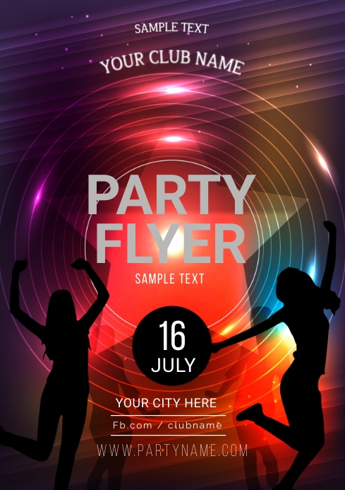 Dj Design Printable DJ PARTY TEMPLATE | PosterMyWall