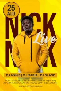 Dj Poster Video template