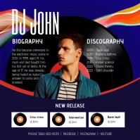 DJ Profile Press Kit Instagram Template