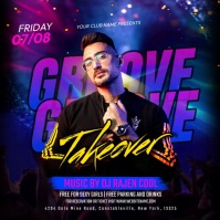 DJ Promotion Onlne Video Template | PosterMyWall