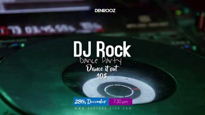 Copy of DJ Rock | PosterMyWall