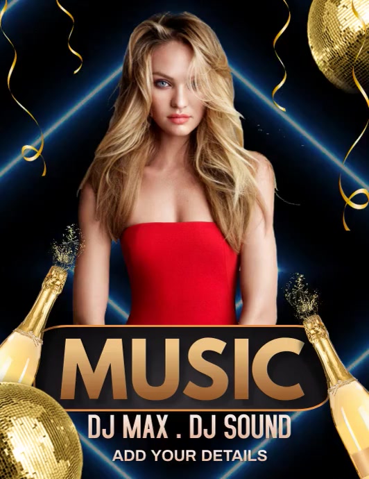 dj sound music Template | PosterMyWall