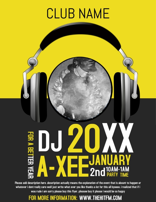 Copy of Dj Template PosterMyWall
