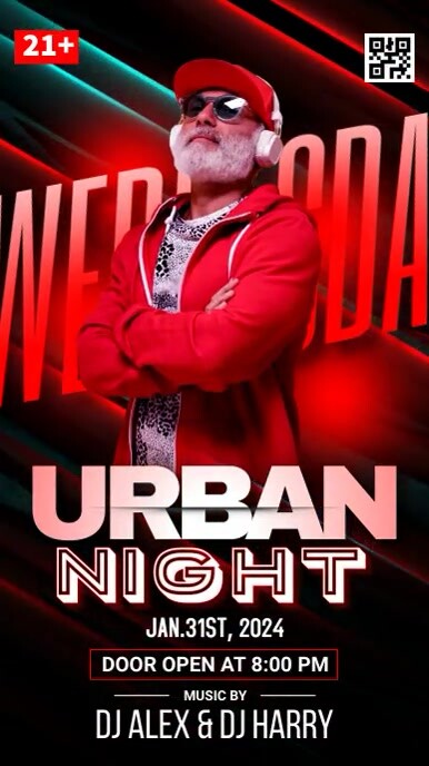 Dj Urban Party Instagram Story template