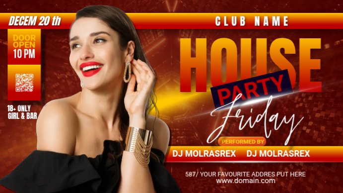 Club Party Event Template | PosterMyWall