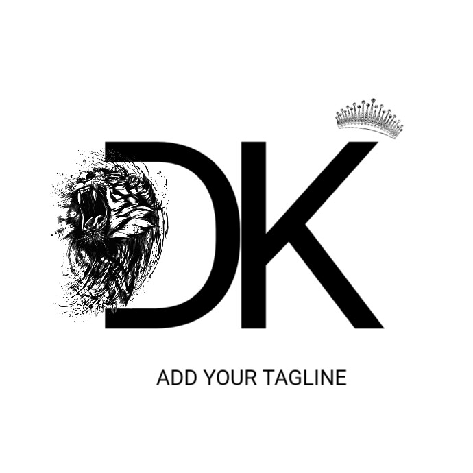 Dk logo design Template | PosterMyWall