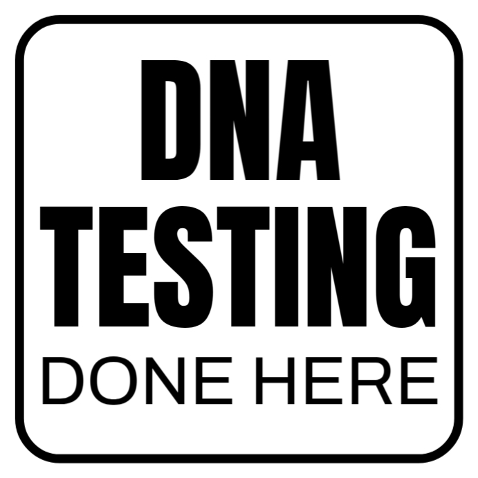 DNA Testing Done Here Signage Template Medical Laboratory Diagnostic ...