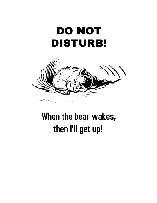 Do Not Disturb Template Do Not Disturb Template