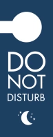 Do Not Disturb Door Hanger Sleep template