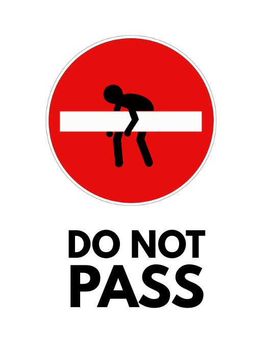 Do Not Pass Sign Flyer Template PosterMyWall do-not-pass-sign-flyer-template-postermywall