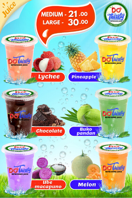 Do Thirsty Template PosterMyWall
