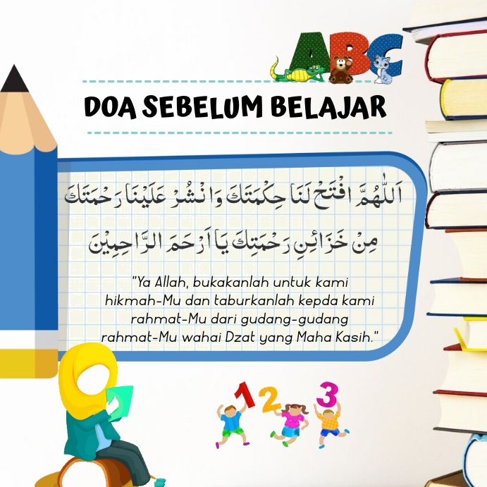 Doa Belajar Dalam Jawi Dakwah Islami